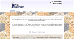 Desktop Screenshot of benchindustries.com